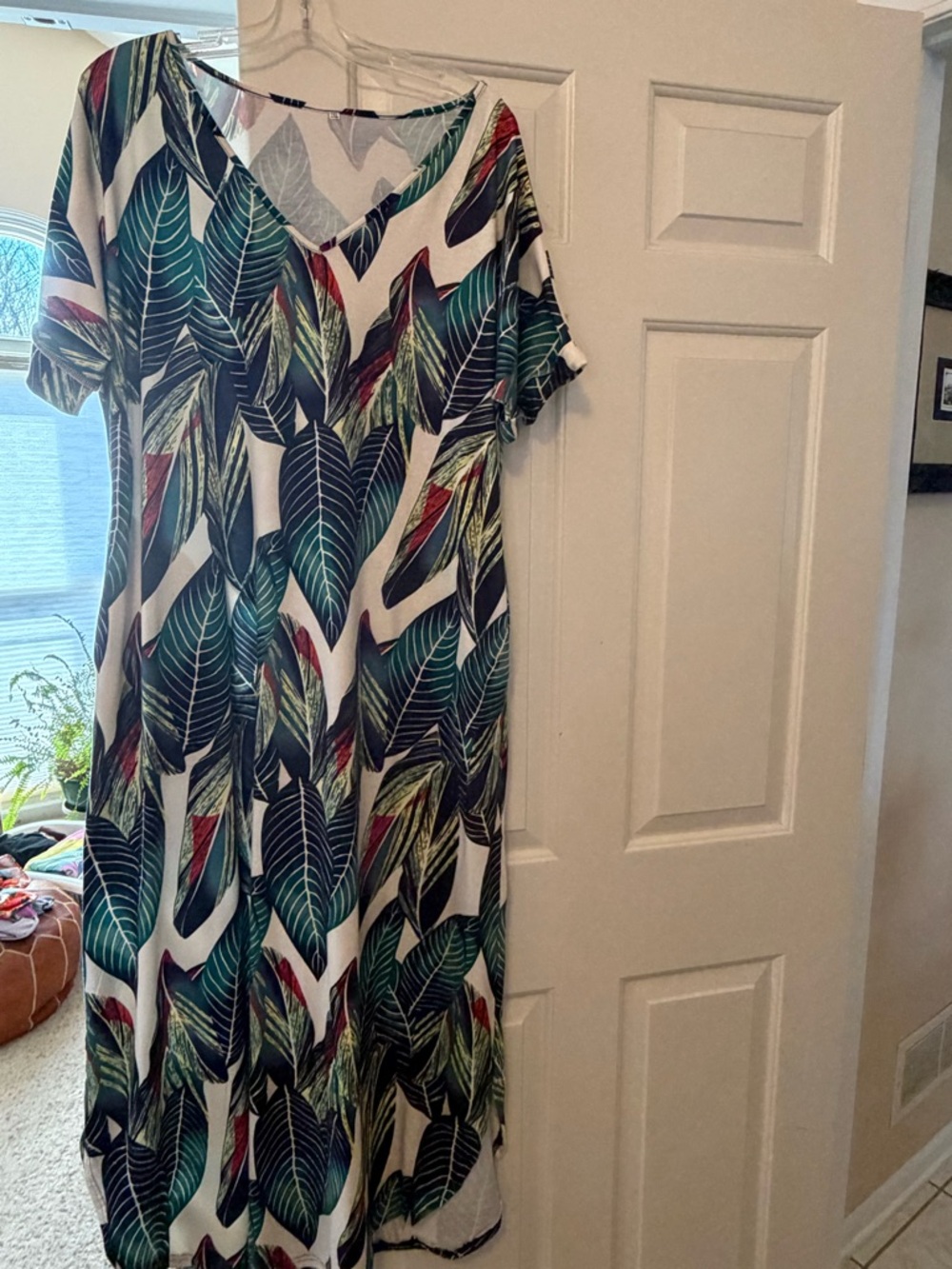Set of 3 Floral Print Short Sleeve dresses